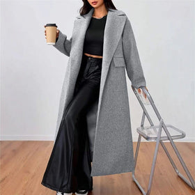 The City Structured Wool-Blend Coat
