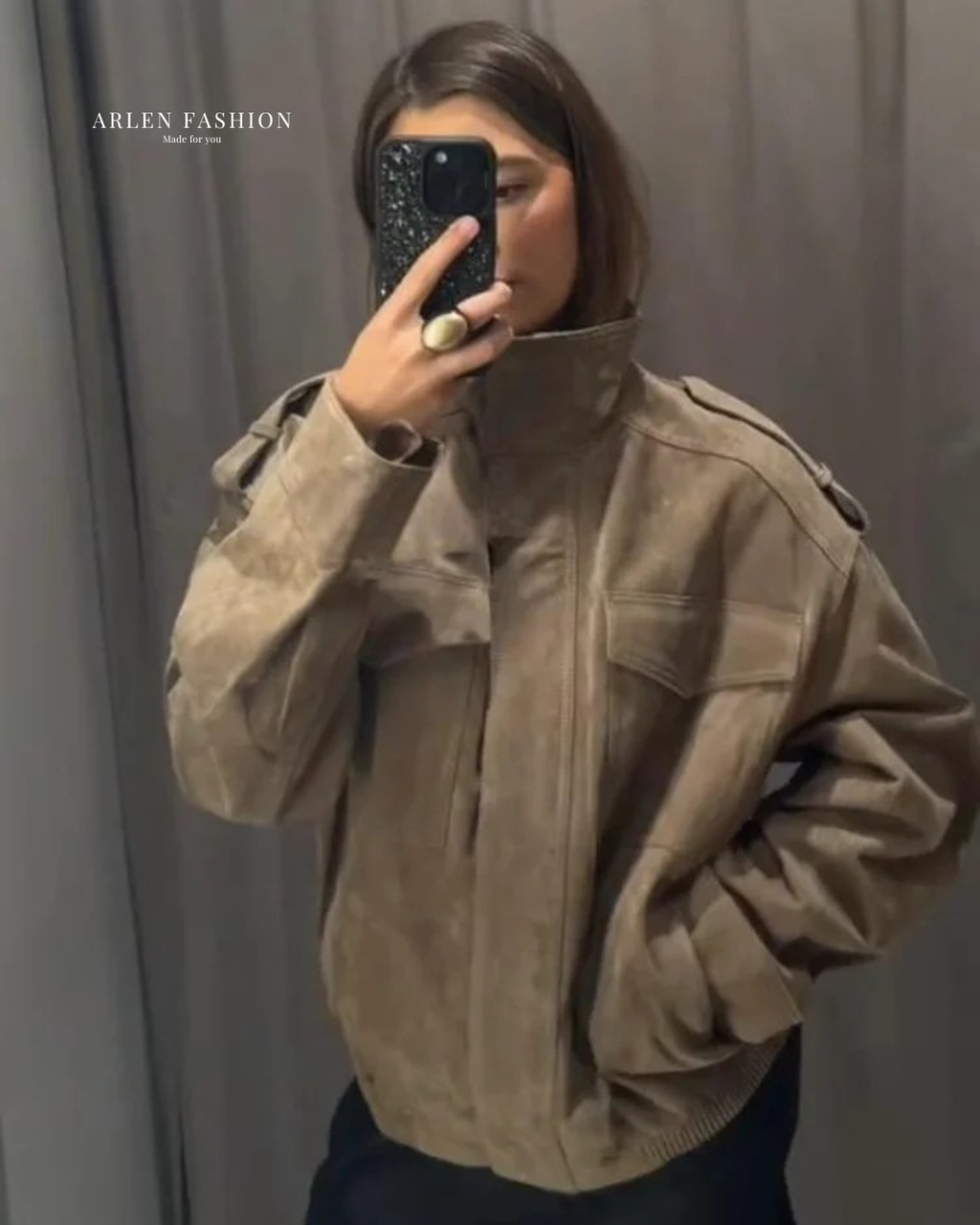 Women’s High Collar Street Jacket