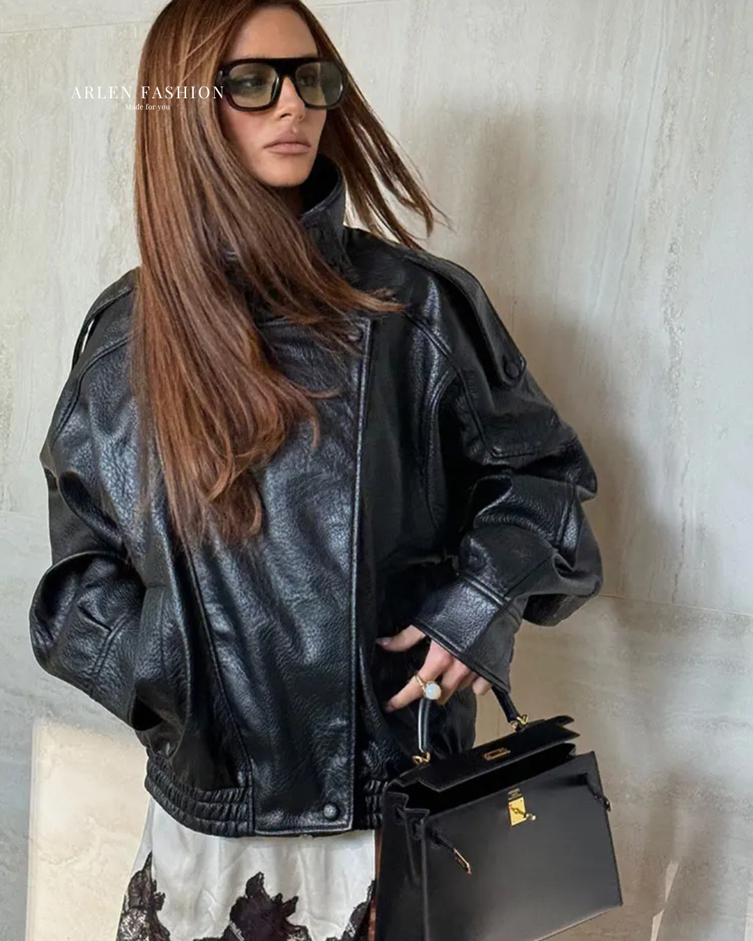 High-neck jacket with zipper (Autumn/Winter 2025)