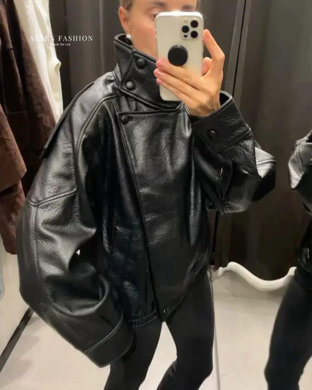 High-neck jacket with zipper (Autumn/Winter 2025)