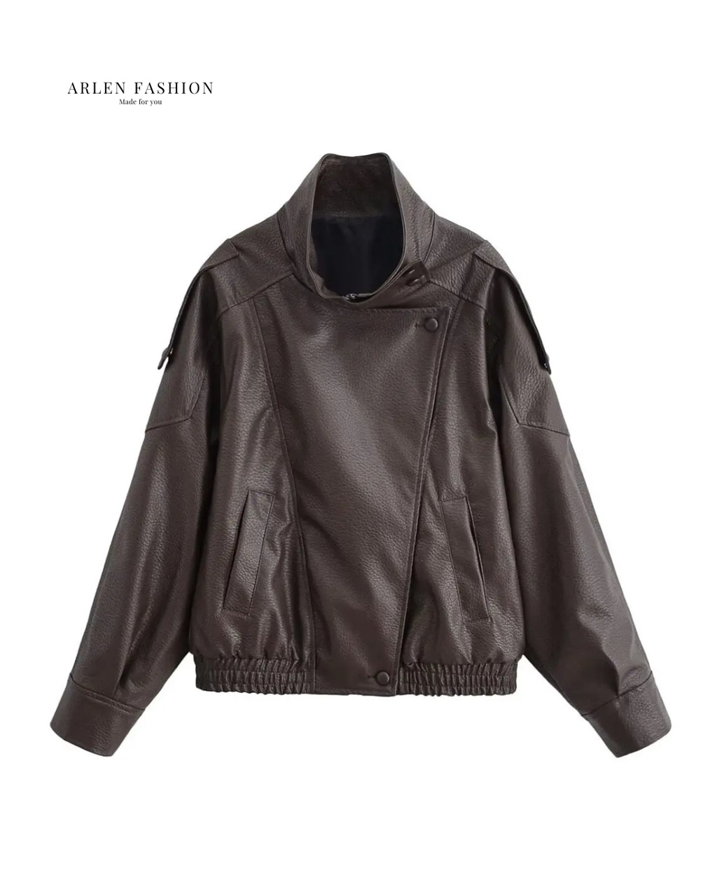 High-neck jacket with zipper (Autumn/Winter 2025)