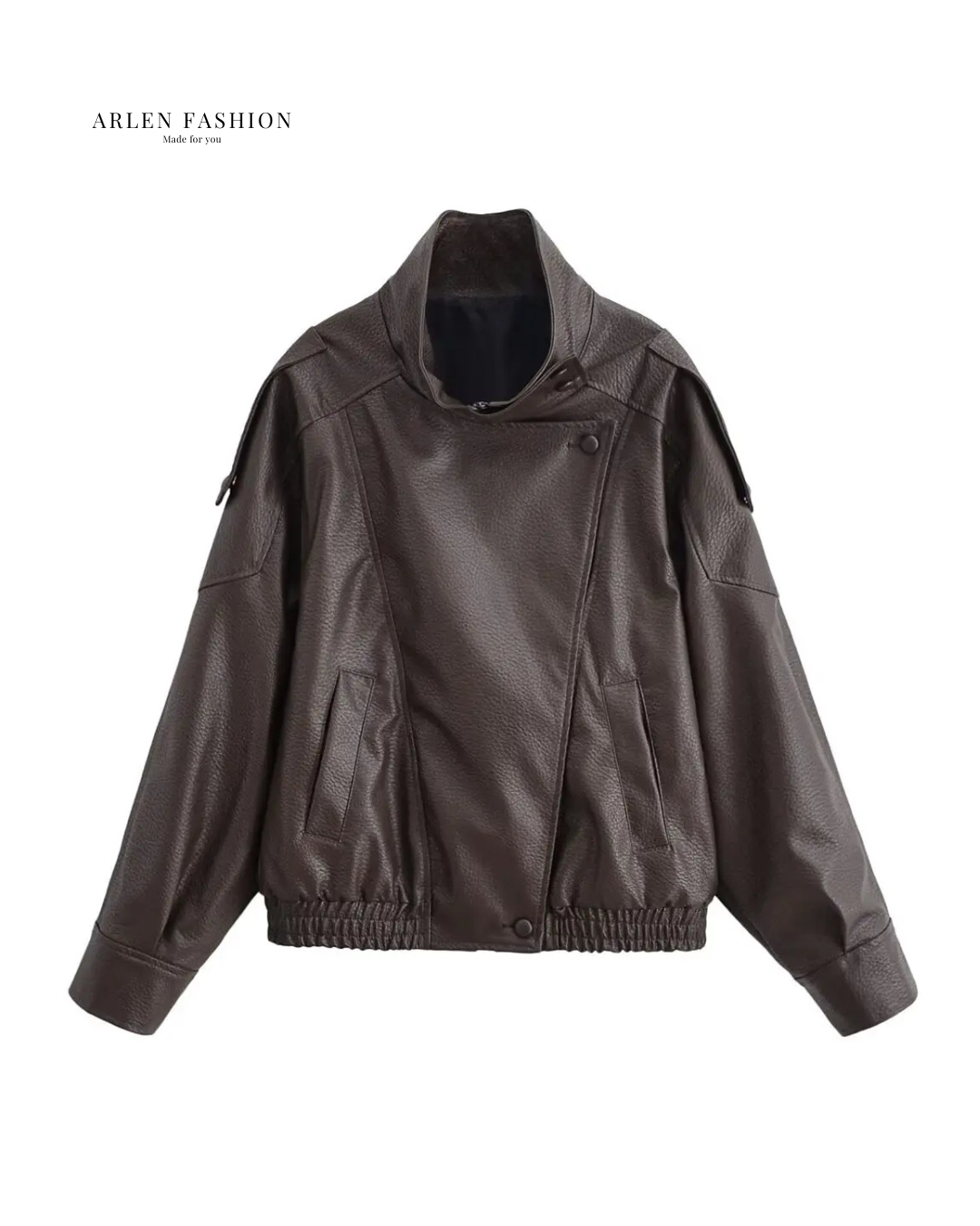 High-neck jacket with zipper (Autumn/Winter 2025)