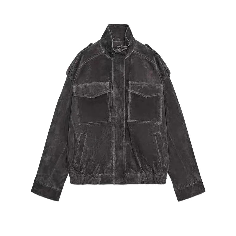 Women’s High Collar Street Jacket